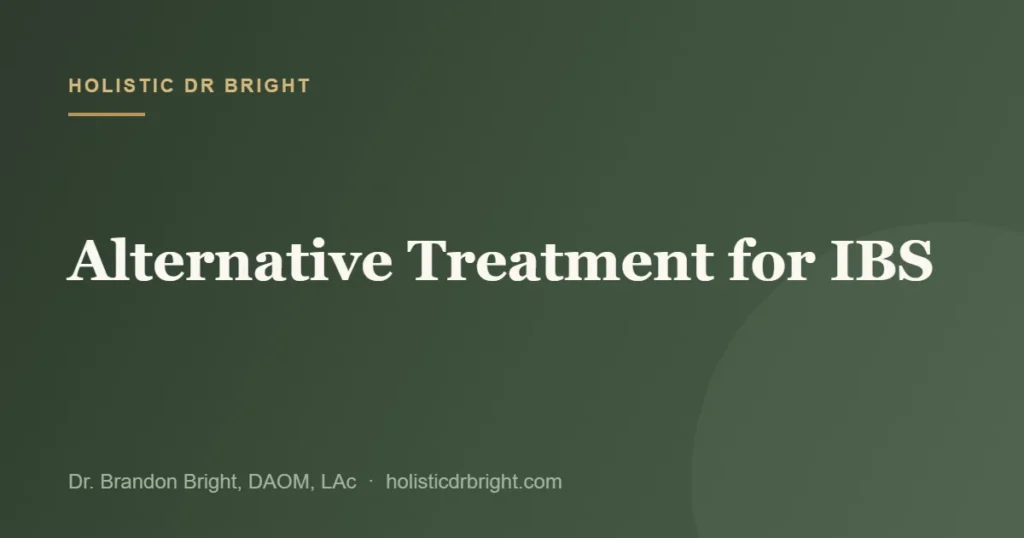 Alternative Treatment for IBS