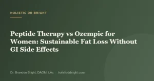 Peptide Therapy vs Ozempic for Women: Sustainable Fat Loss Without GI Side Effects