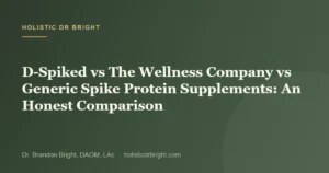 D-Spiked vs The Wellness Company vs Generic Spike Protein Supplements: An Honest Comparison