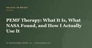 PEMF Therapy: What It Is, What NASA Found, and How I Actually Use It