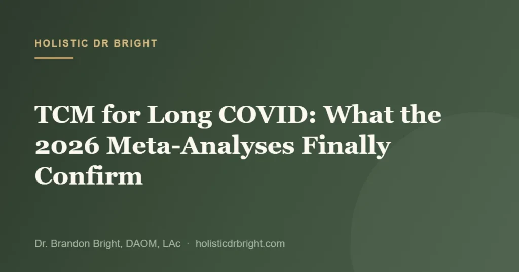 TCM for Long COVID: What the 2026 Meta-Analyses Finally Confirm