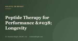 Peptide Therapy for Performance & Longevity