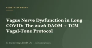 Vagus Nerve Dysfunction in Long COVID: The 2026 DAOM + TCM Vagal-Tone Protocol